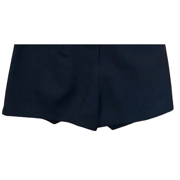 Zara Symmetrical Formal Envelope City Skort Pockets Back Zipper S Black #2954 - Picture 12 of 13